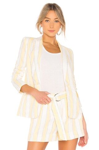 Linen Stripe Blazer | Revolve Clothing (Global)