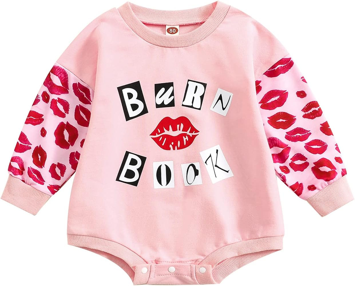 MoZiKQin Baby Girl Boy Crewneck Sweatshirt Oversized Sweater Romper Long Sleeve Pullover Top Cute... | Amazon (US)
