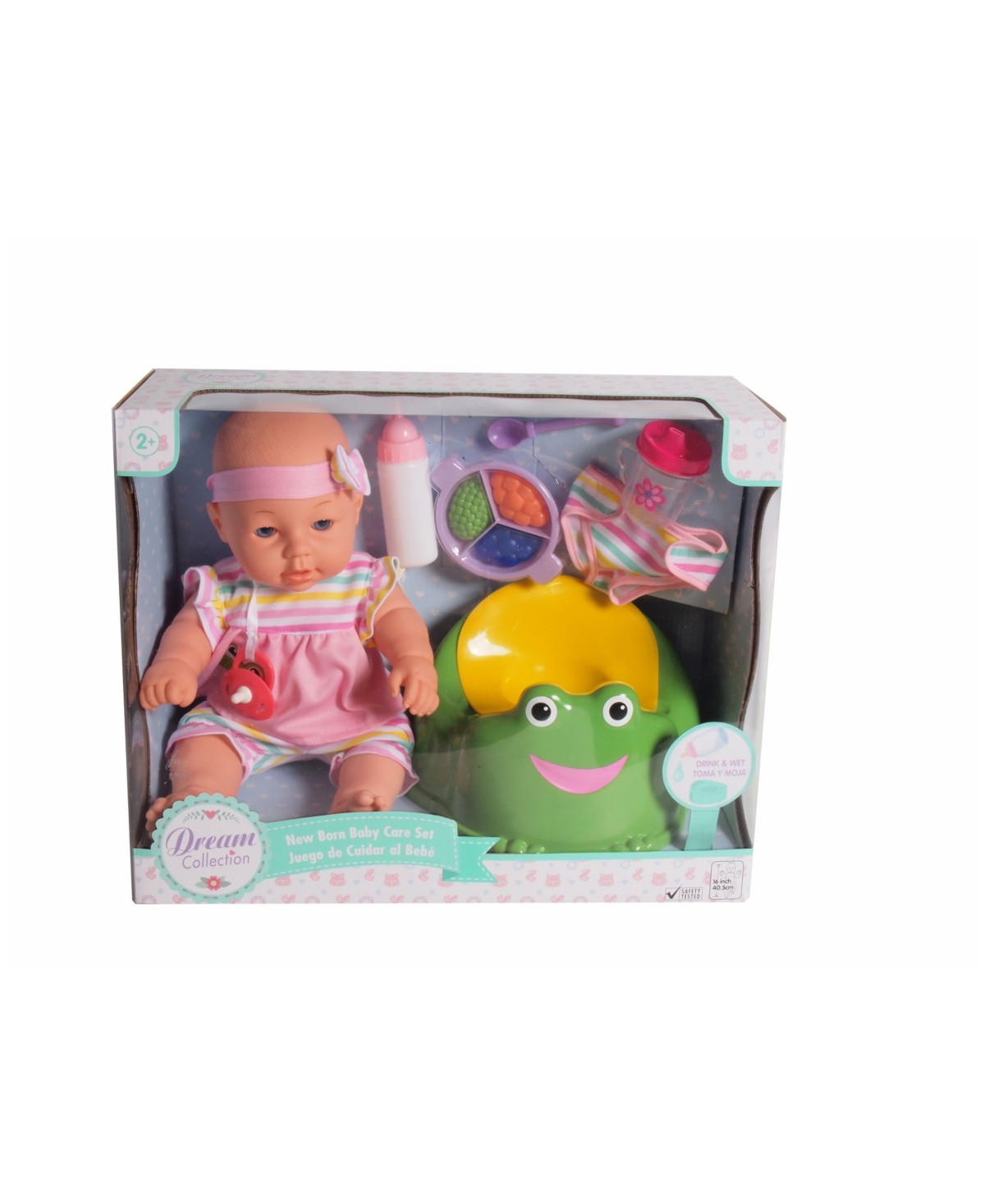 Dream Collection 16" Pretend Play Baby Doll Care Set With Potty Accessories - Multi | Macy's