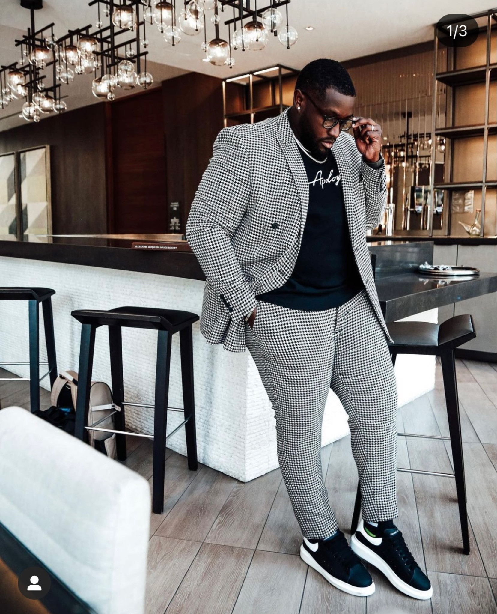 Houndstooth Double Breast Suit Dressy Casual

#LTKcurves #LTKstyletip #LTKmens