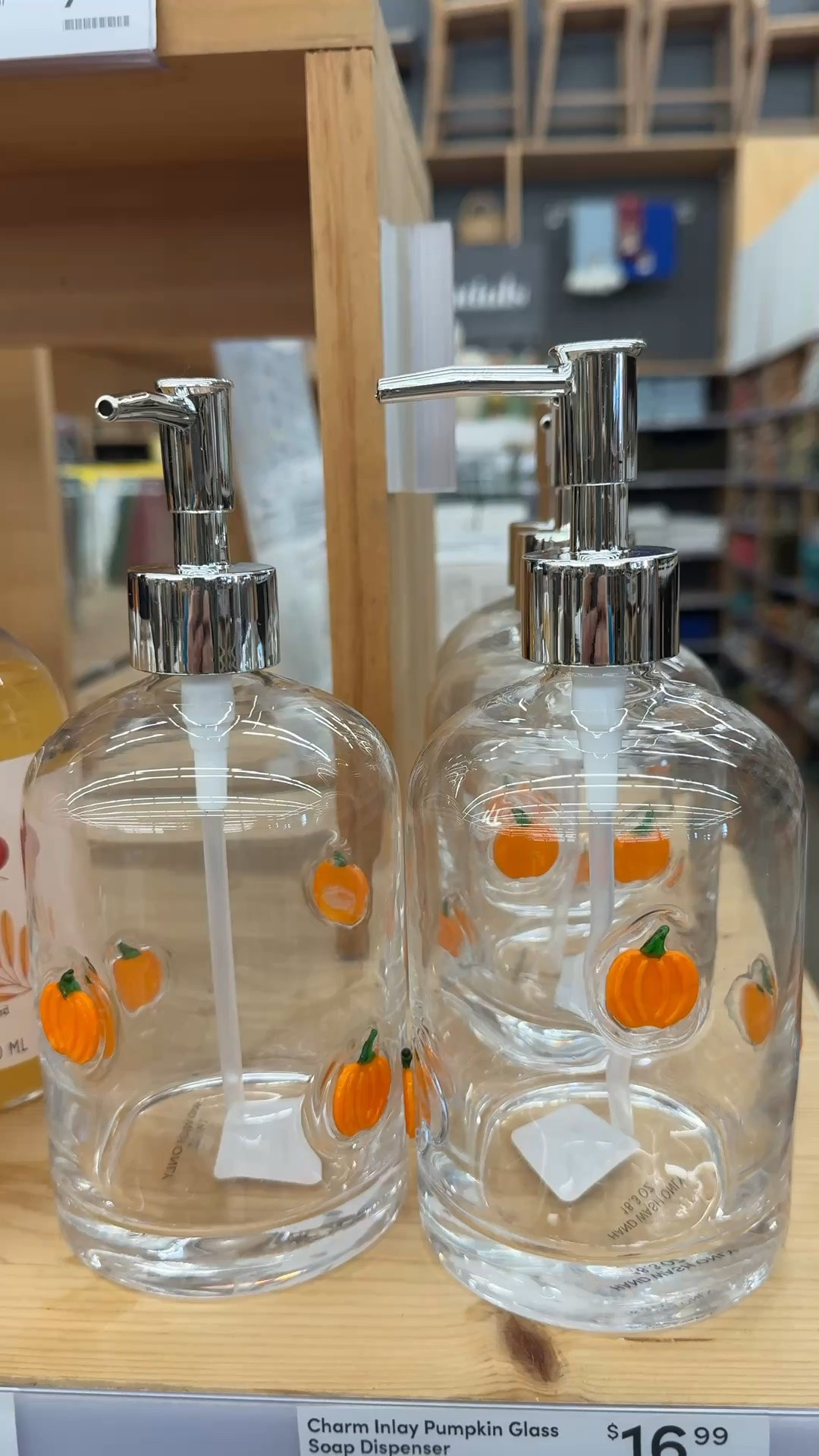 World Market’ Halloween charm inlay soap dispensers make the perfect addition to your Halloween decor. 

Soap dispensers, Halloween soap dispensers, pumpkin inlay glasses, Halloween entertaining, world market decor, Halloween decorations, glass soap dispensers

#LTKSeasonal #LTKHome