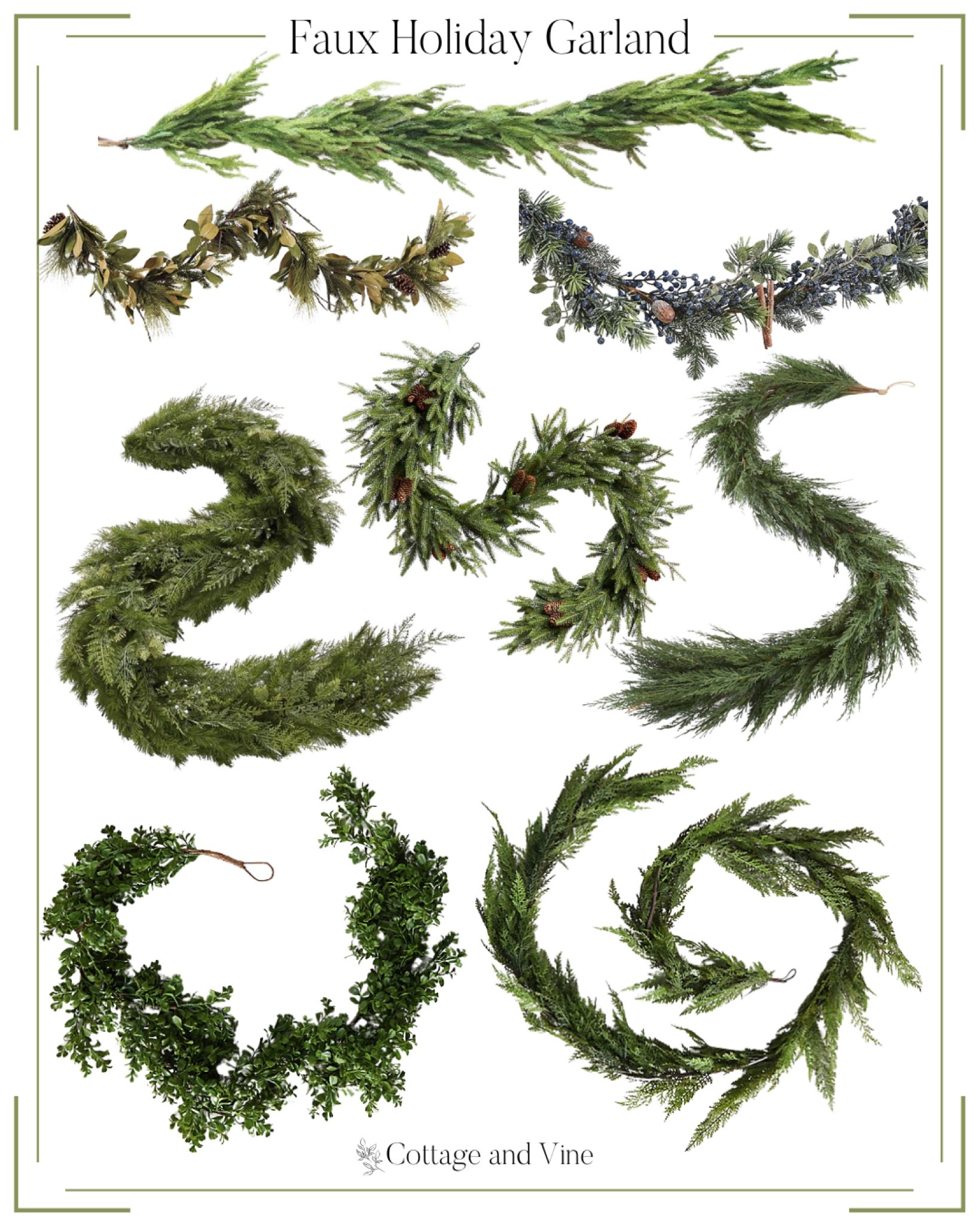 Faux Holiday Garland #garland #Christmasdecor

#LTKHoliday #LTKSeasonal #LTKhome