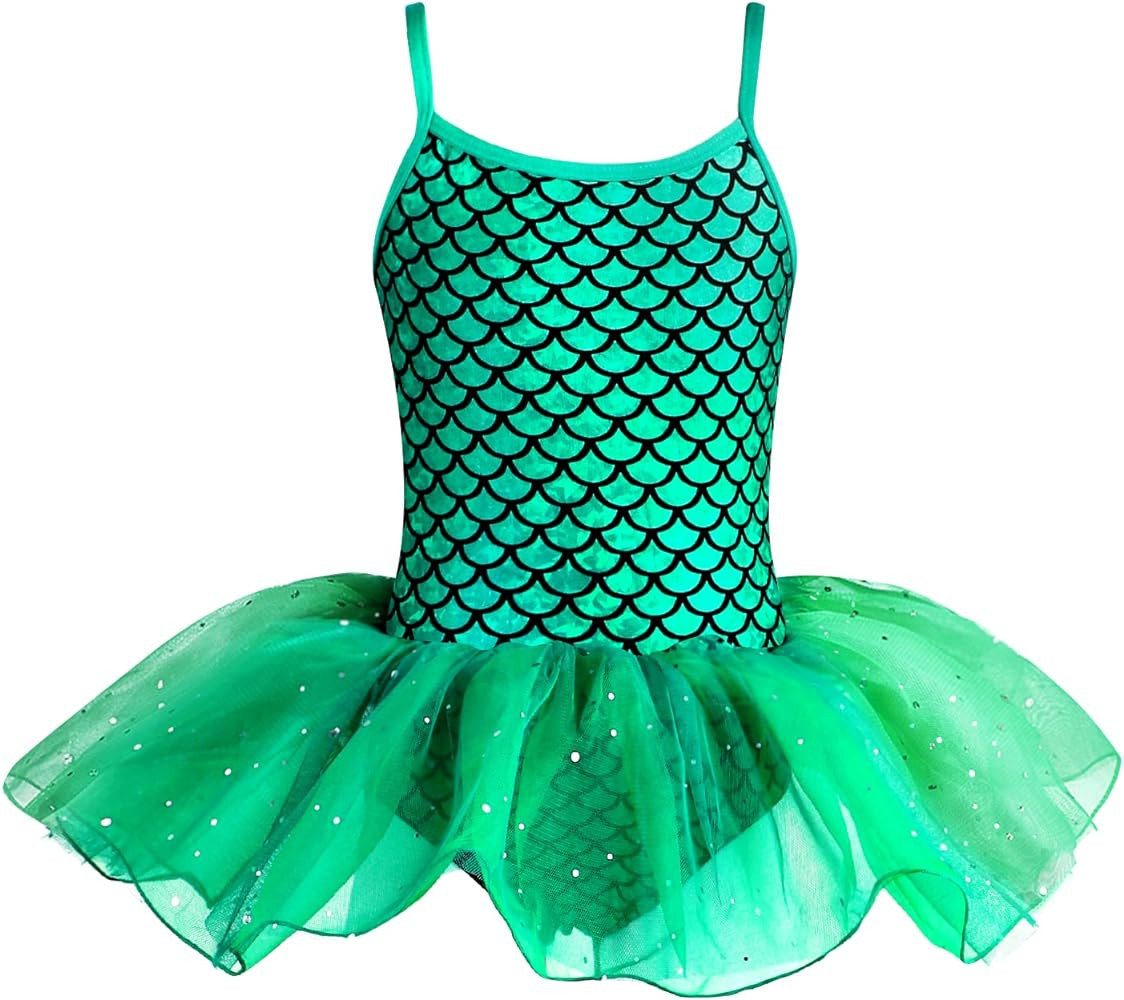 XiaoMoSha Dance Leotard for Girls Tutu Skirted Leotard Ballerina Dancewear Party Dress Outfit Spa... | Amazon (US)