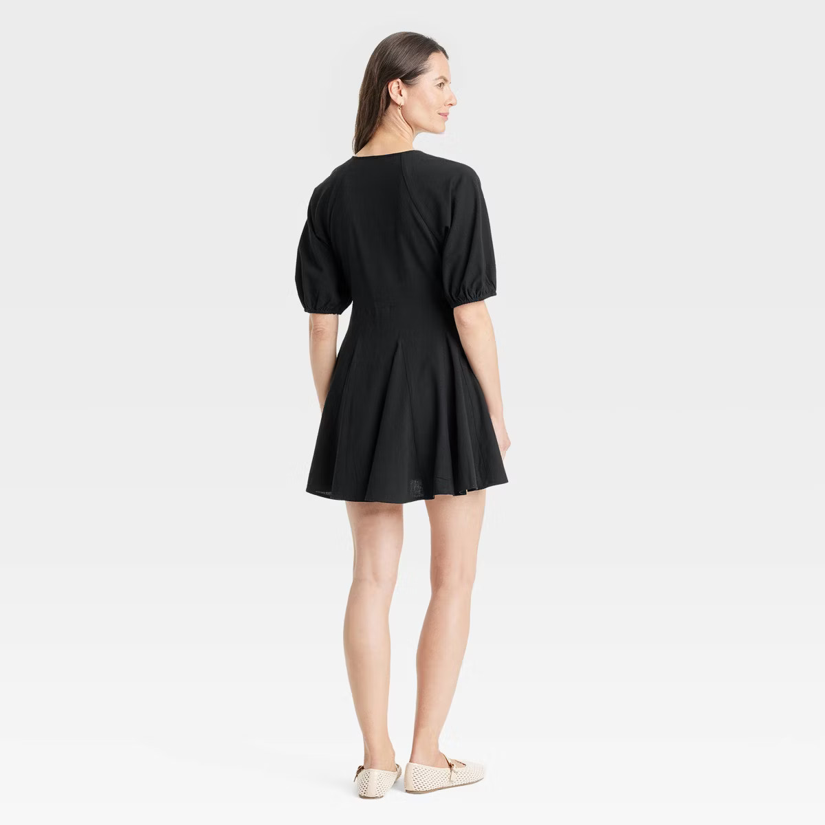 Women's Bell Elbow Sleeve Mini A-Line Dress - Universal Thread™ | Target