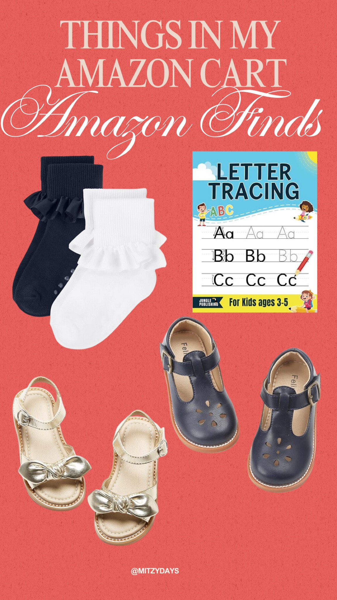 I'm so excited about all the new items in my Amazon cart for my little one! From preschool essentials to springtime must-haves, I can't wait to get everything ready for my toddler's next adventure.

Spring outfit | Amazon finds | Girls | Kids Shoes 

#LTKfamily #LTKfindsunder50 #LTKkids