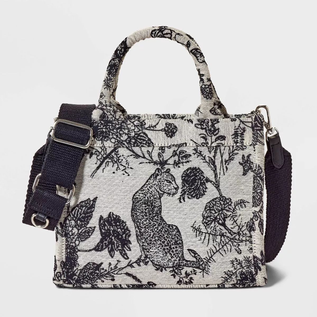Small Jacquard Boxy Tote Handbag - A New Day™ | Target