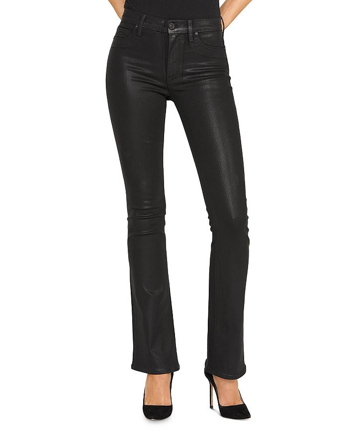Bootcut Jeans in Noir Coated | Bloomingdale's (US)