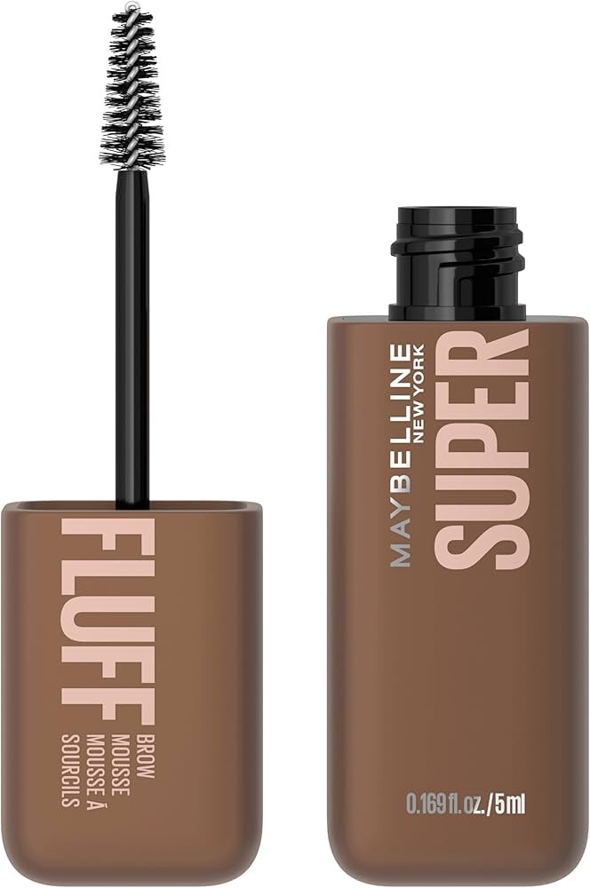 Maybelline Superfluff Volumizing Brow Mousse, All Day Tinted Brow Gel For Soft Full Brows, Soft B... | Amazon (US)