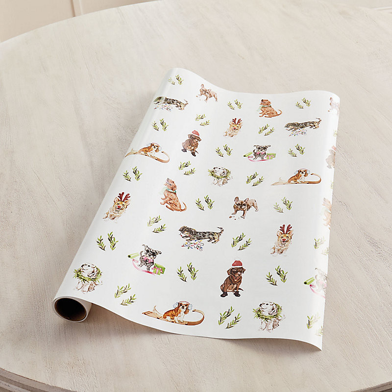 Holiday Dogs Gift Wrap - Ballard Designs | Ballard Designs, Inc.