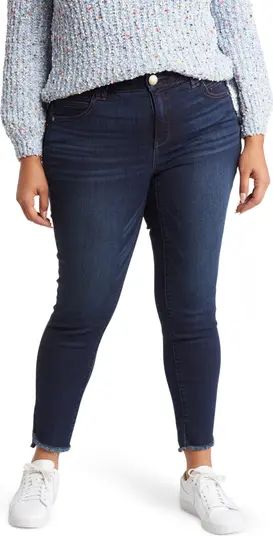 Democracy AB Tech Fray Ankle Crop Curvy Skinny Jeans | Nordstromrack | Nordstrom Rack