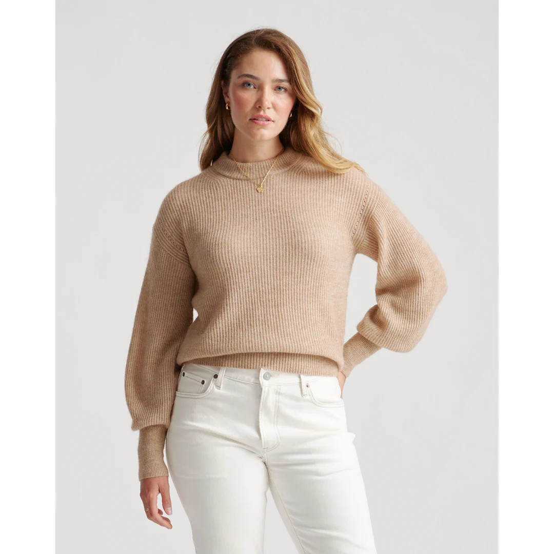 Baby Alpaca-Wool Crew | Quince
