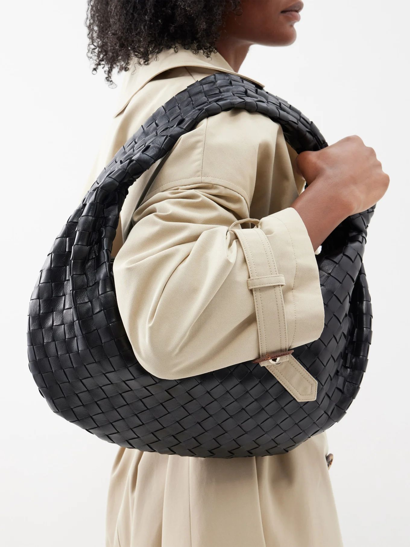 Jodie small Intrecciato-leather clutch bag | Bottega Veneta | Matches (US)