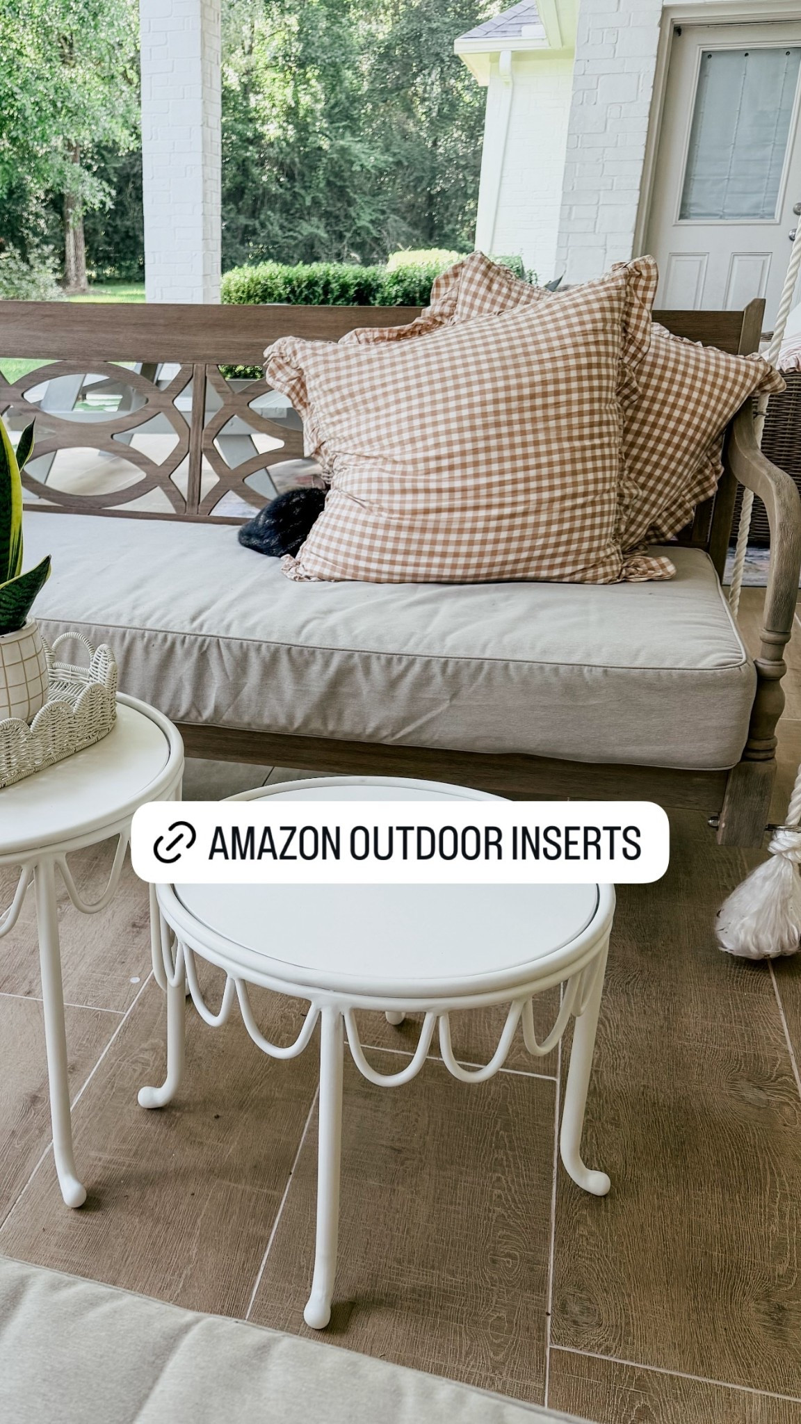 Outdoor pillows and inserts

THEBLOOMINGNEST outdoor porch swings pillows furniture

#LTKSeasonal #LTKHome