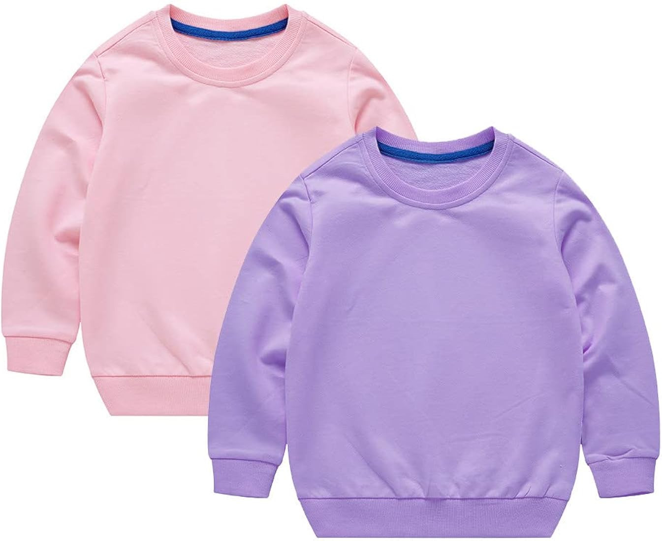 HAOLUKI Toddler Kids Baby Boy Girl Long Sleeve Sweatshirt Casual Shirt Thin Pullover Infant Crewn... | Amazon (US)