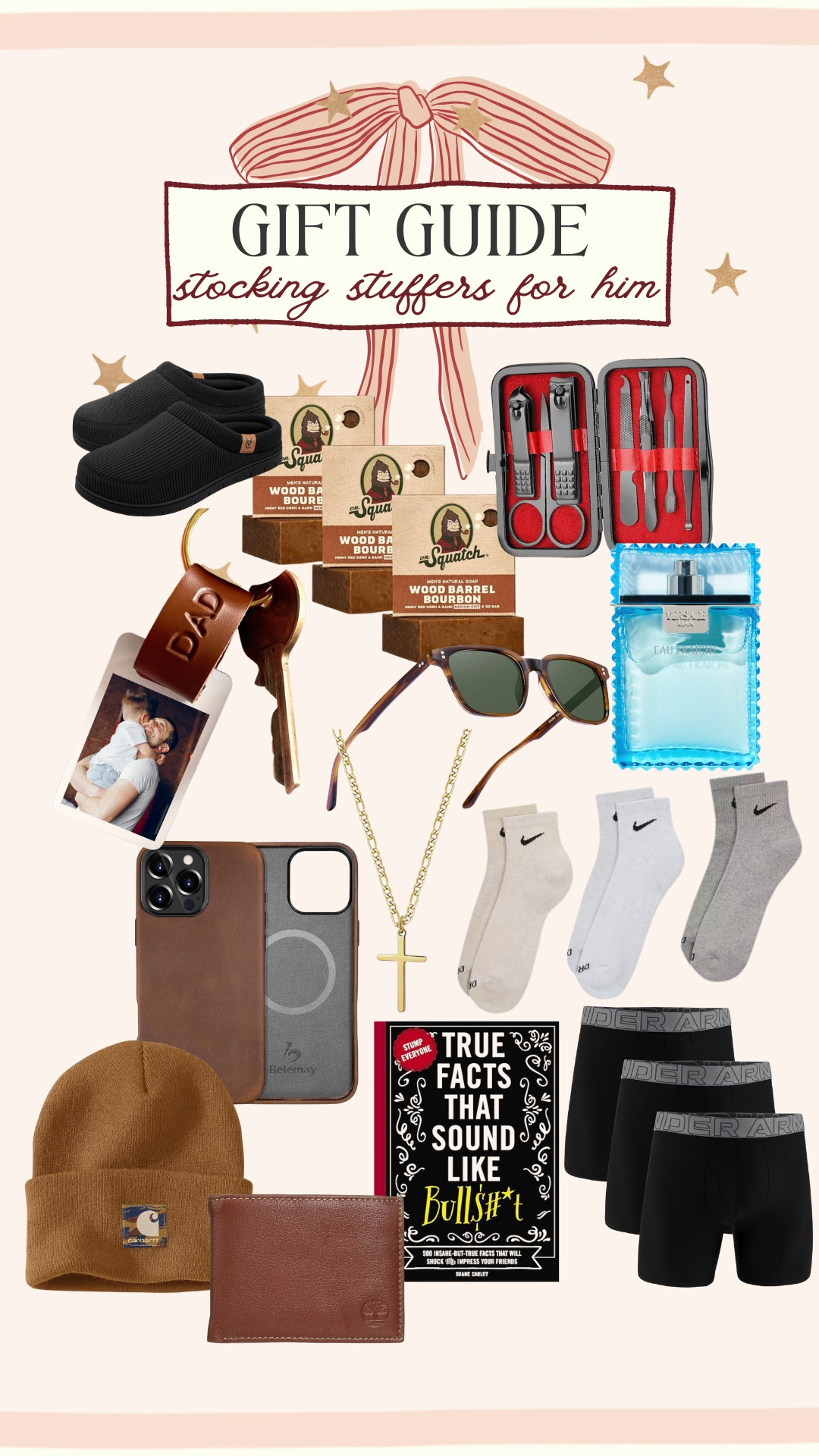 Because men never know what they want—easy stocking stuffers he’ll love

#LTKGiftGuide #LTKHoliday #LTKSaleAlert