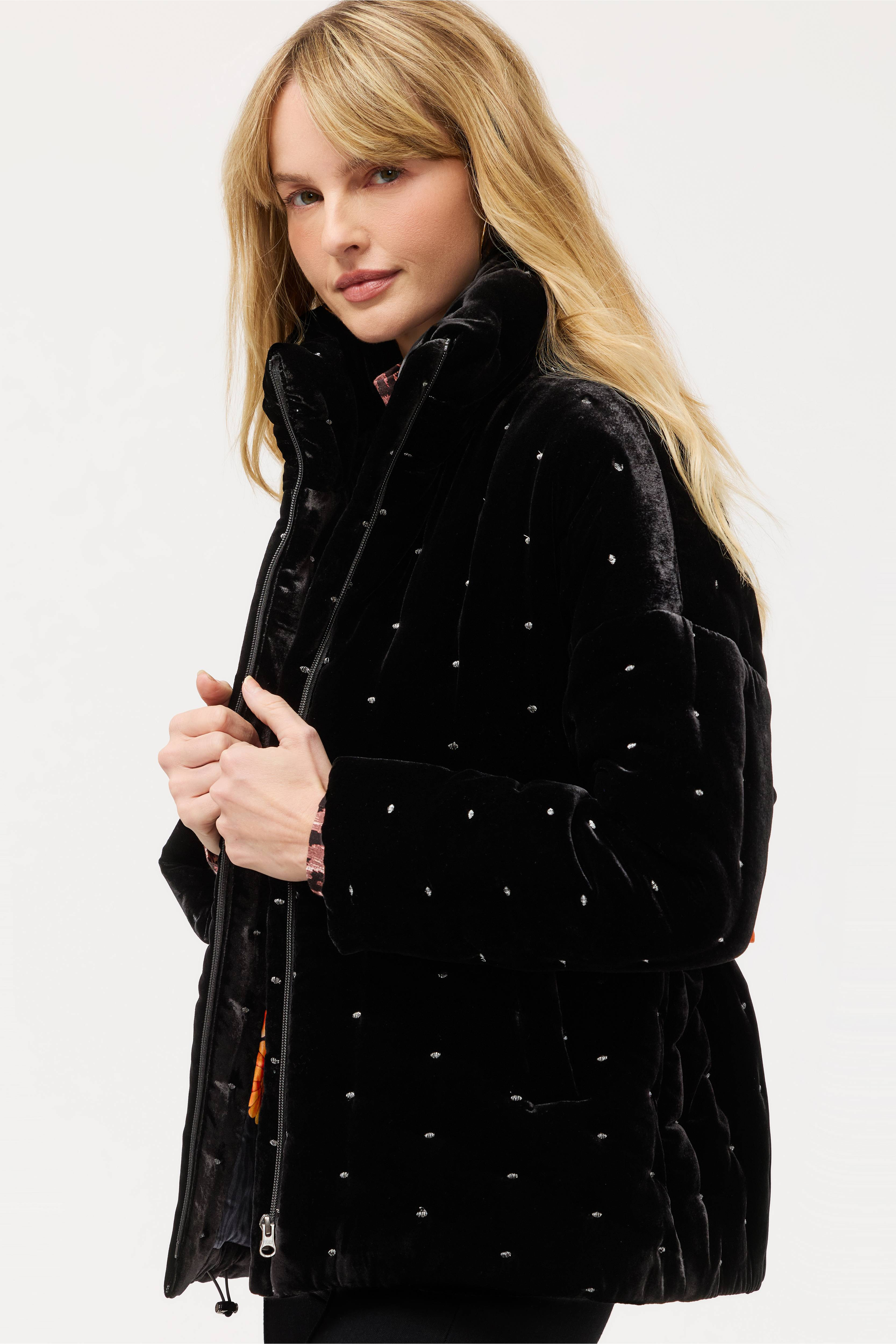 VELVET QUILTED PUFFER JACKET
                                
                                   ... | Johnny Was