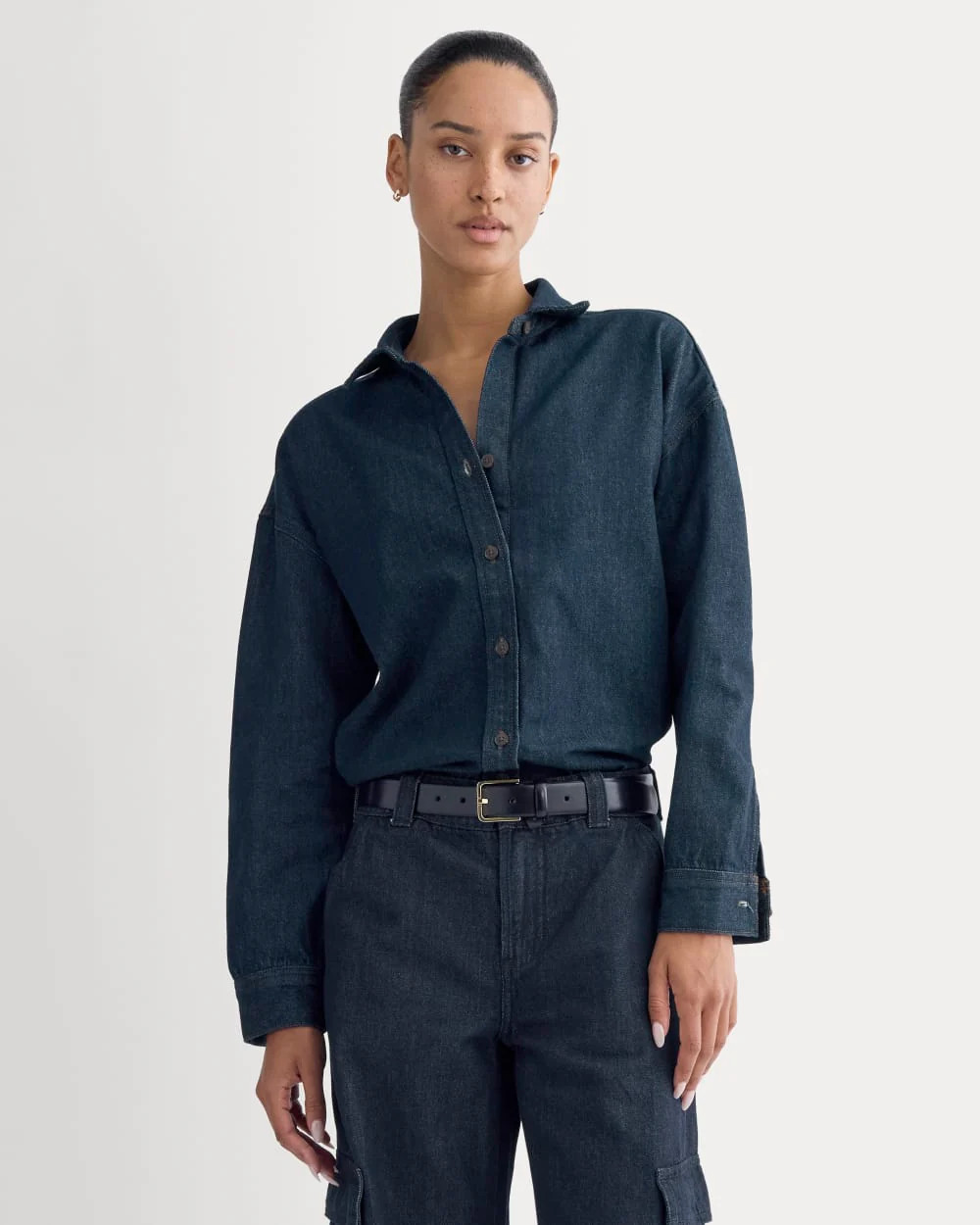 The Oversized Denim Shirt | Tungsten Rinse | Everlane