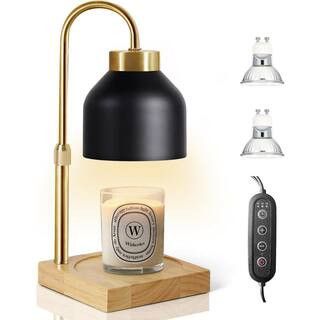 Electric Candle Lamp Warmer with Dimmer, Timer and 2 Bulbs | The Home Depot