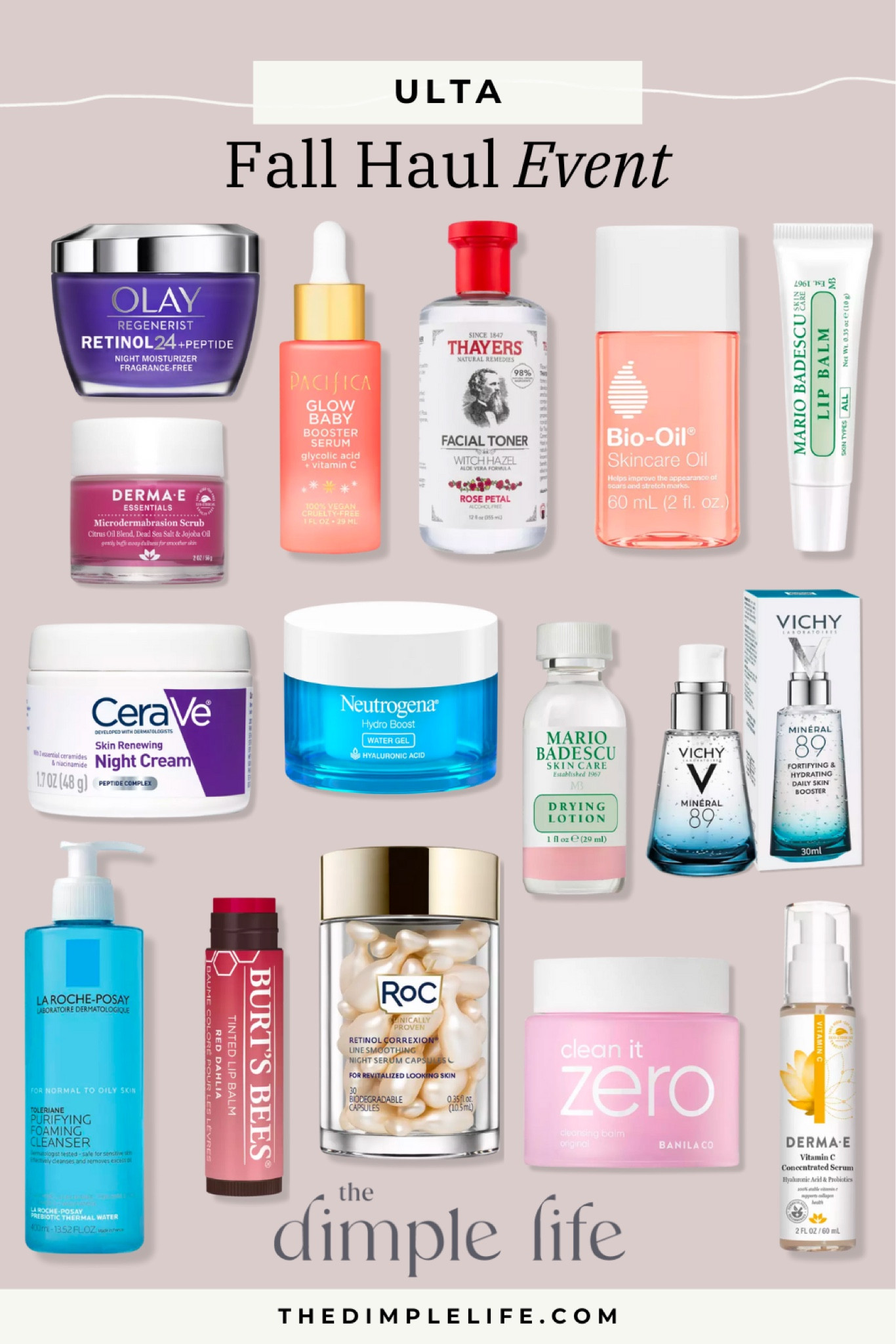 Fall into beauty savings at Ulta's Fall Haul Event!  Enjoy up to 40% off on your favorite makeup, skincare, and more. Don't miss out on these autumn deals!

#FallHaulEvent
#UltaBeauty
#FallSavings
#BeautyDeals
#MakeupSale
#SkincareDiscounts
#HaircareSavings
#CosmeticHaul
#FallMakeup
#BeautyEssentials
#AutumnBeauty
#UltaSale
#BeautyHaul
#SeasonalSavings
#BeautyShopping
#FallBeauty



#LTKsalealert #LTKbeauty