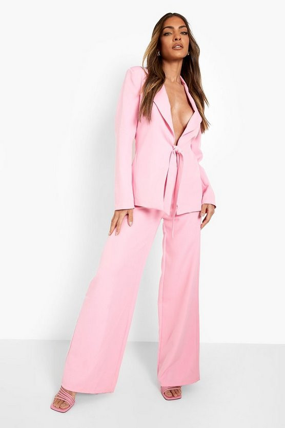 Tailored Wide Leg Pants | Boohoo.com (US & CA)