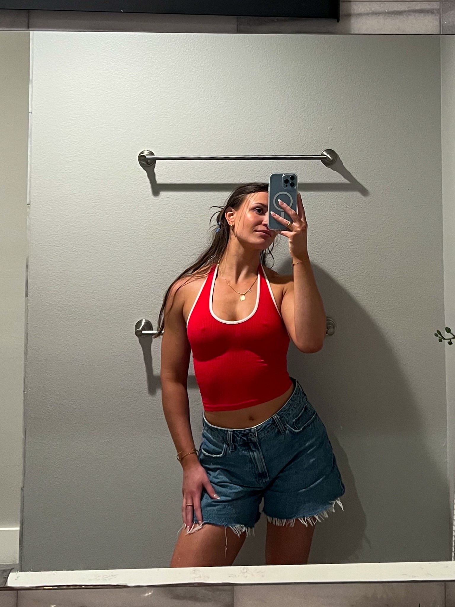 curve love shorts - size 27
halter top - size small 

#LTKStyleTip #LTKSeasonal #LTKFindsUnder50