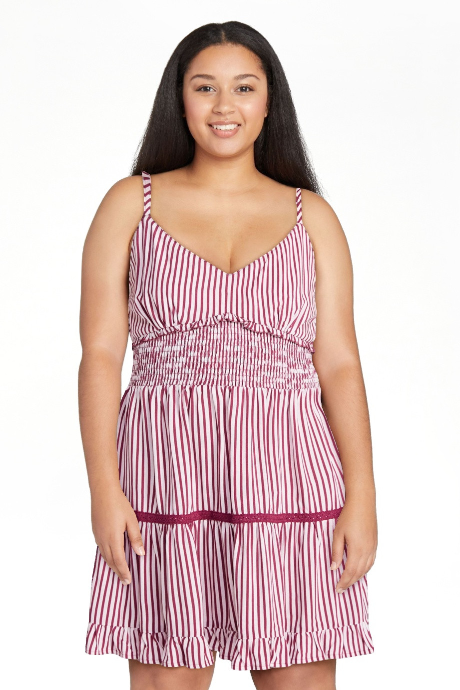 No Boundaries Ruffle Smocked Mini Dress, Women's XXS-XXL | Walmart (US)