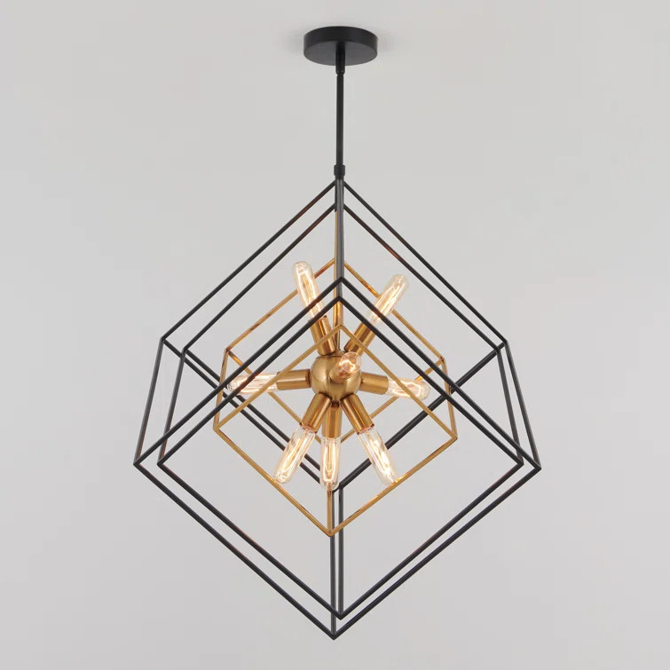 Alson 9 - Light Unique Geometric Chandelier | Wayfair North America