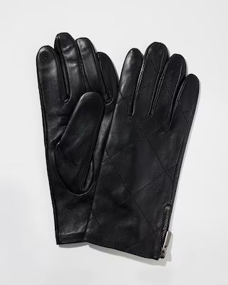 Leather Quilted Gloves | Chico's