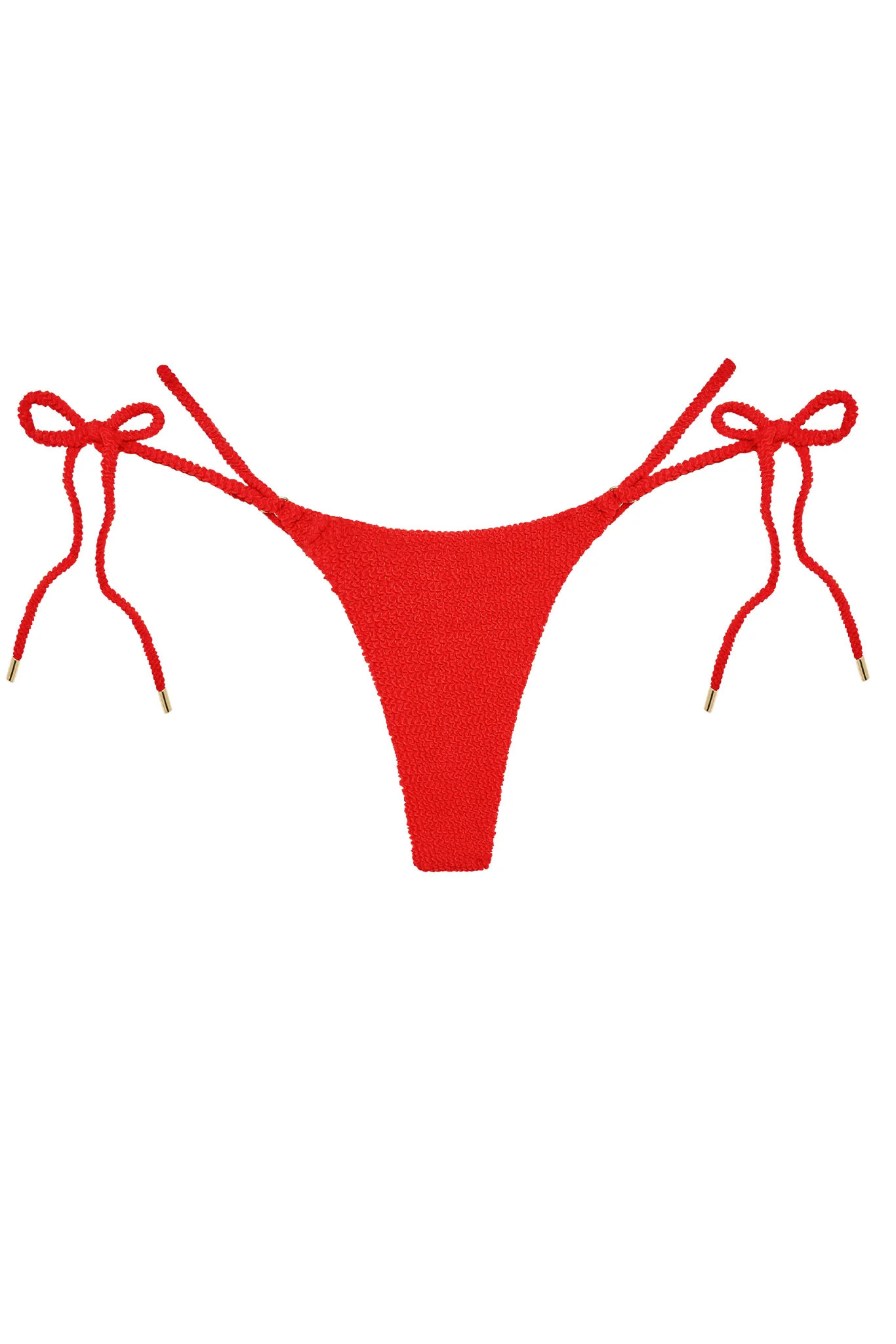 Hanalei Bottom - Chili Pepper Crinkle | Monday Swimwear