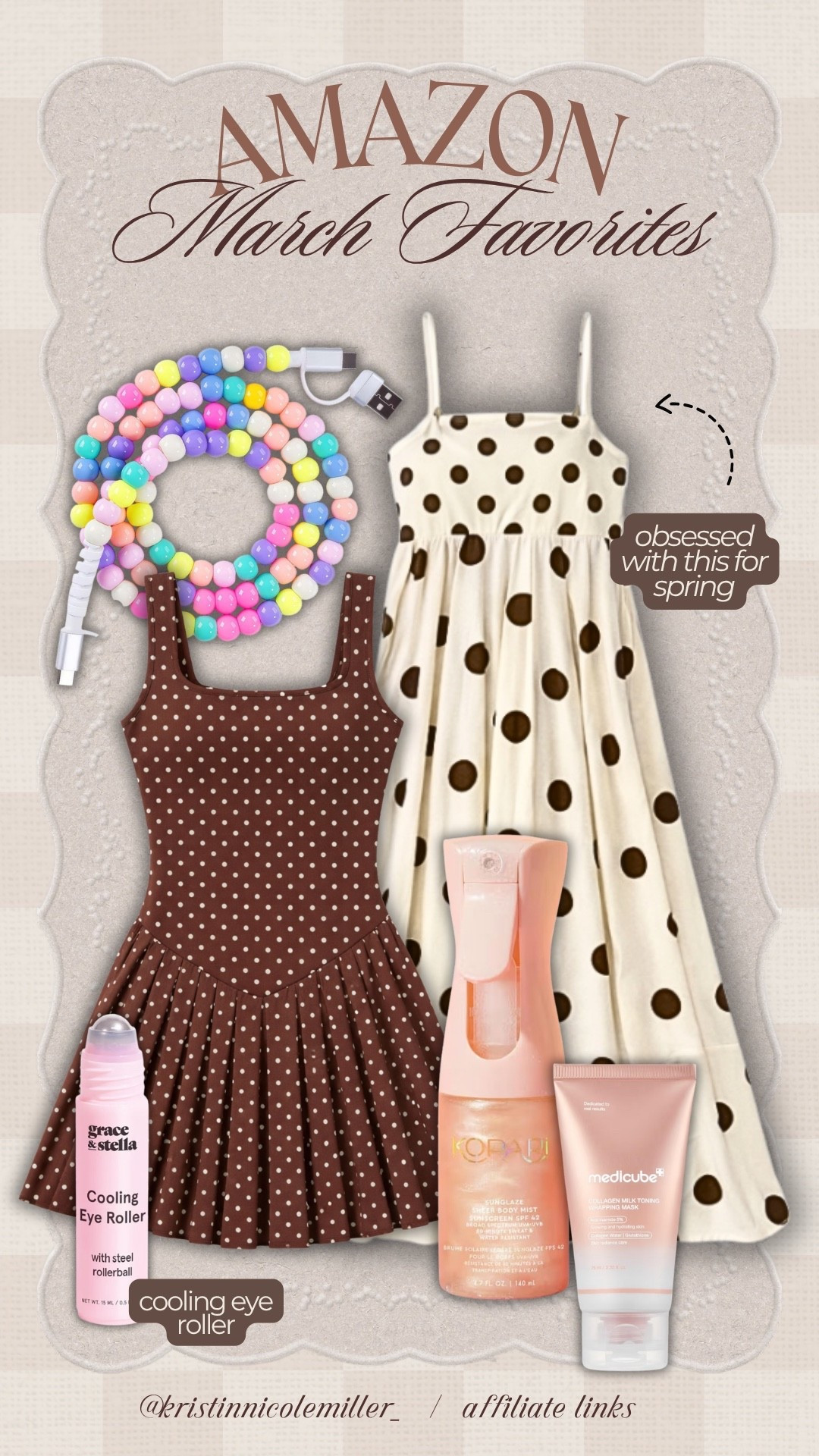 Amazon favorites from March!! 

Bestsellers trending most loved favorite polka dots Trendy trends beauty seasonal skincare beauty useful 

#LTKmomlife #LTKSeasonal #LTKselfcare