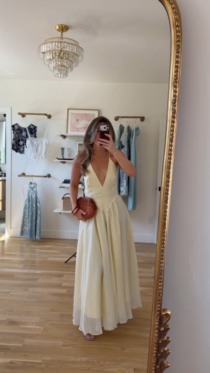 bardot yellow linen halter amazon Spring dress for wedding guest or special occasion 

i sized down to xs

divi: emerson15
vici: emerson30

Wedding guest
Resortwear
Destination wedding
Formal event
Spring event
Summer party
Special occasion


#LTKSeasonal #LTKootd #LTKgrwm