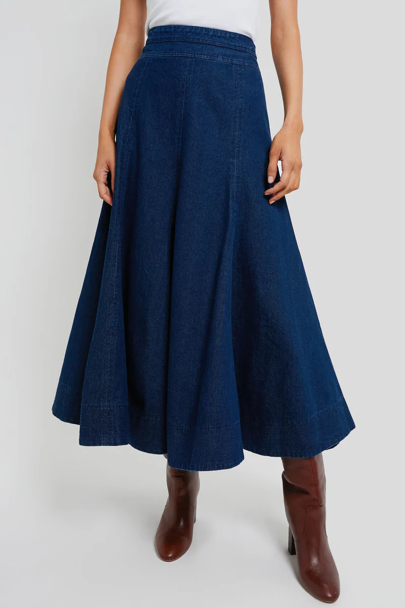 Dark Denim Brynn Skirt | Tuckernuck (US)