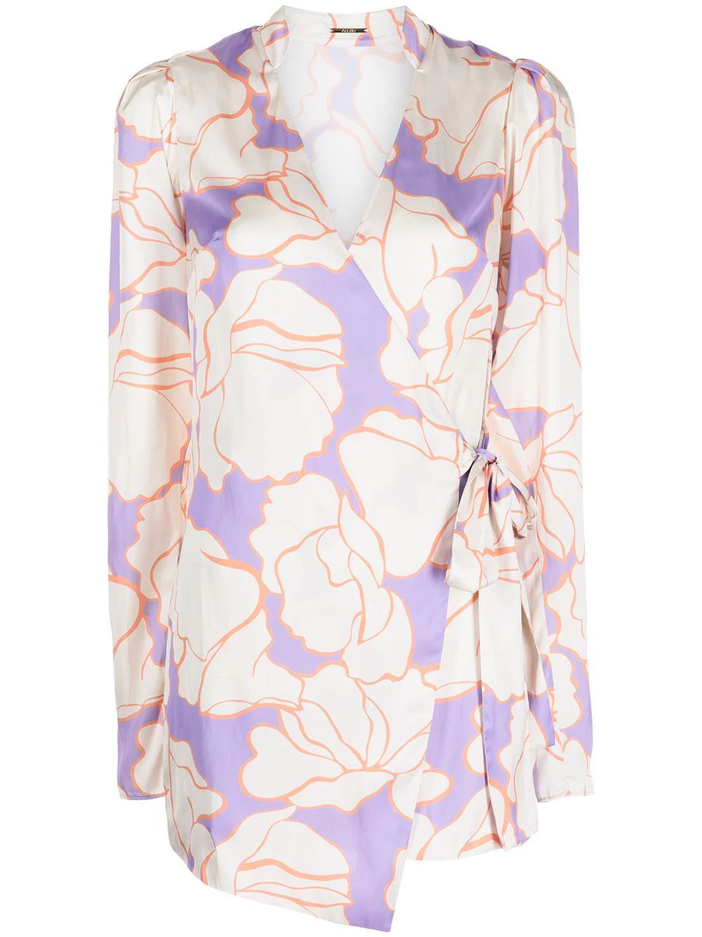 Fiji silk wrap dress | Farfetch (US)