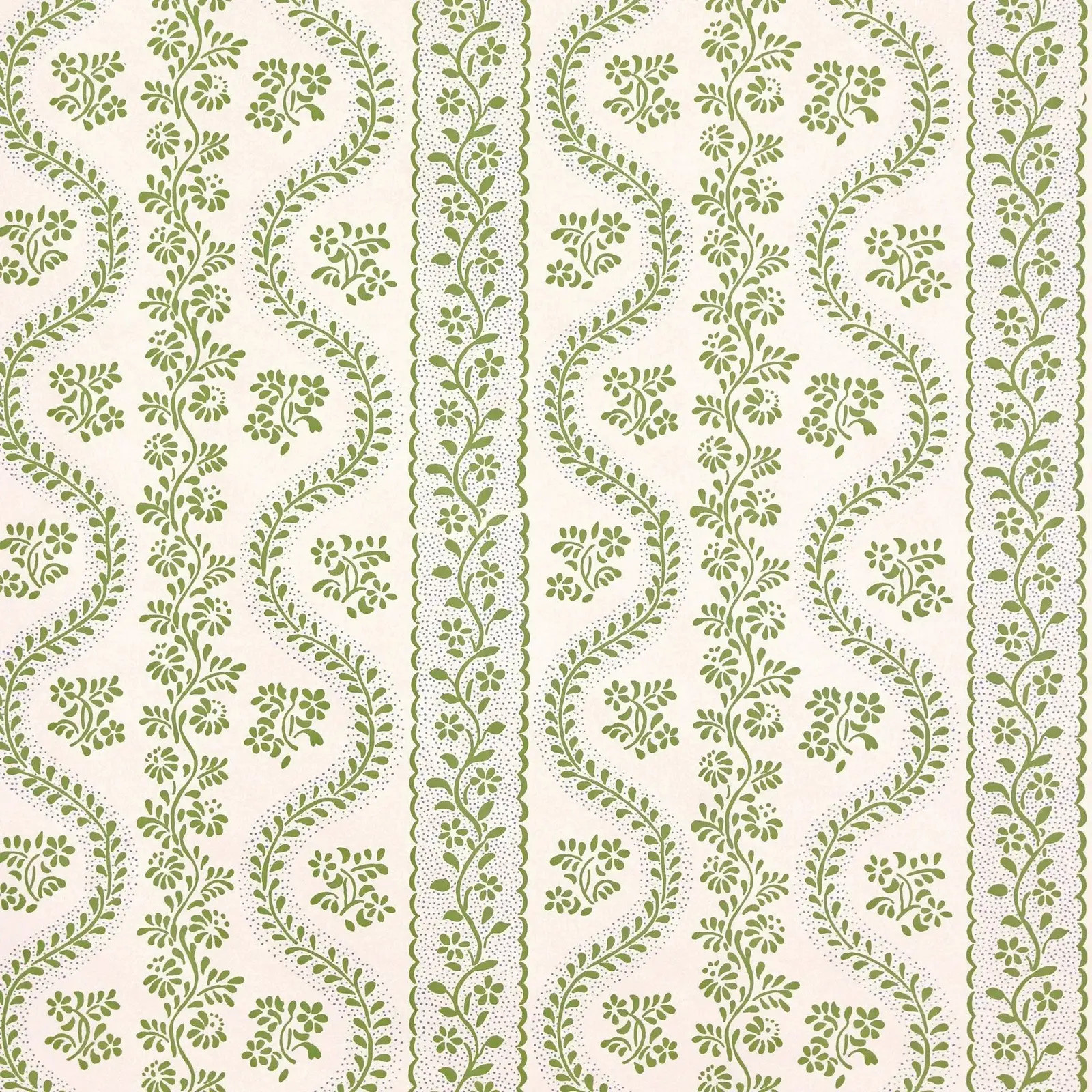 Sister Parish Dolly Wallpaper in Lettuce Green | Chairish