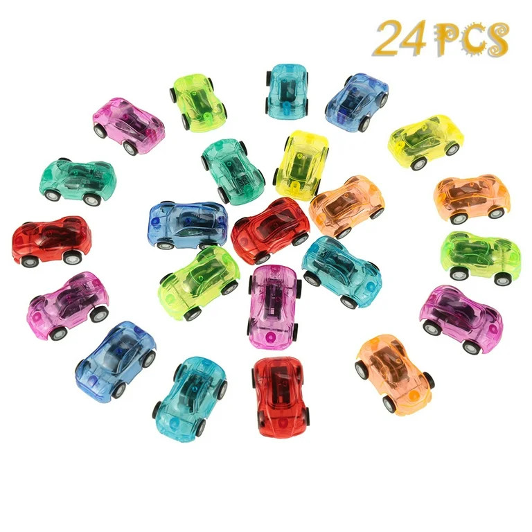 Springcorner 24 Pcs Party Favor Cars, Pull Back Race Car Toys Treasure Box Toys for Classroom Min... | Walmart (US)