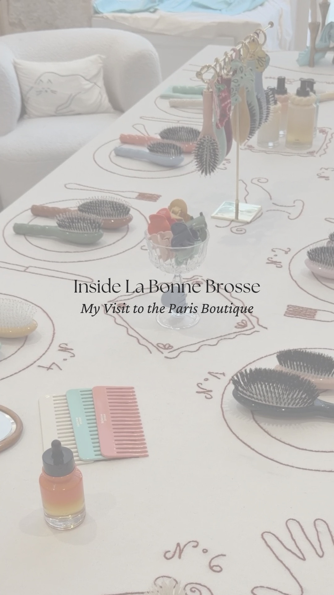 Come with me inside La Bonne Brosse in Paris 🤍

During my last trip to Paris, I stopped by their Rue de Richelieu boutique to see the brushes in person and learn a little more about the brand. One thing I loved learning was that each La Bonne Brosse hairbrush is made and hand-assembled in France!

I’ve been on a hair care journey lately and kept hearing how much of a difference a good hairbrush can make, so I was intrigued and loved being able to chat with the team in person, talk through my hair type and concerns, and have them guide me toward the right brush.

I have very fine hair and a sensitive scalp, so they recommended the N.03 🤍

I ended up purchasing the small ivory version, along with one of their pouches so I could keep it protected in my handbag and easily have it with me throughout the day! After using it for a few months now, it has become such a go-to part of my routine, and I’ve been loving how soft, full and healthy my hair has been feeling!

📍 La Bonne Brosse, 18 Rue de Richelieu, 75001 Paris

🤍 I’m sharing more from my visit, the brush I chose, why the N. 03 was recommended for my hair and a few of my favorite La Bonne Brosse pieces, you can also find it on maevawithamour.com - link in bio

✨ Save this for your next trip to Paris, and follow along for more French brands, boutiques, beauty discoveries and timeless style inspiration.

With Amour, M.

#LTKgrwm #LTKBeauty #LTKselfcare