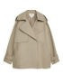 Short Trench Coat - Beige - ARKET GB | ARKET (US&UK)