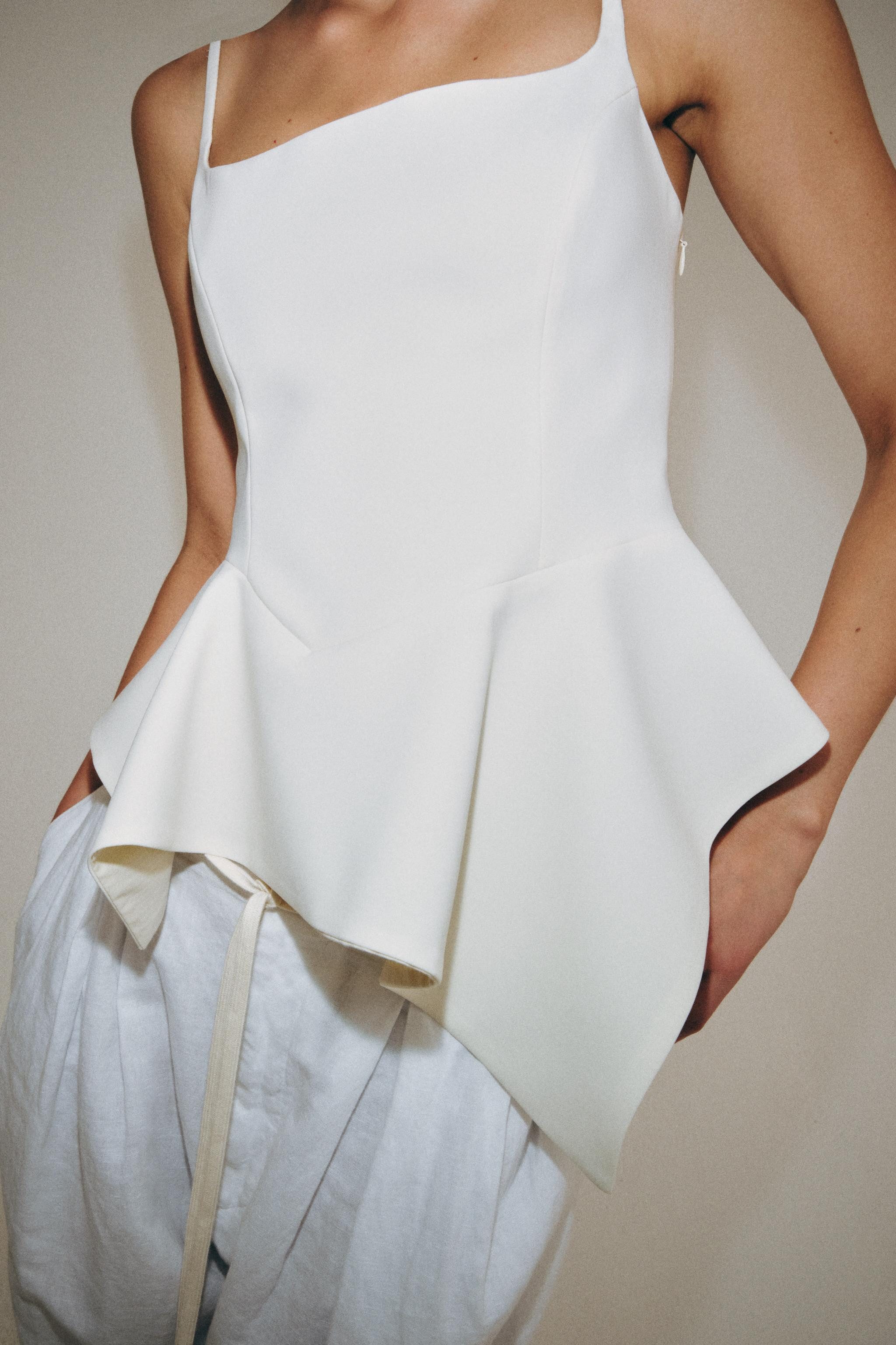 ZW COLLECTION PEPLUM TOP | Zara US