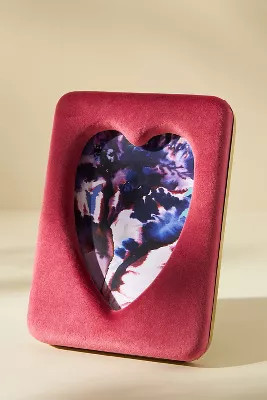 Raquel Velvet Heart Frame | Anthropologie (US)