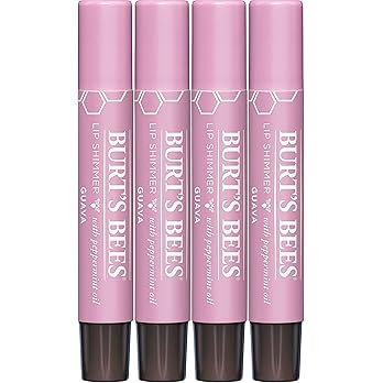 Burt's Bees Lip Shimmer Strawberry, 0.09 Ounce (Pack of 4) | Amazon (US)