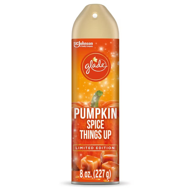 Glade Aerosol Room Spray Air Freshener - Pumpkin Spice Things Up - 8oz | Target