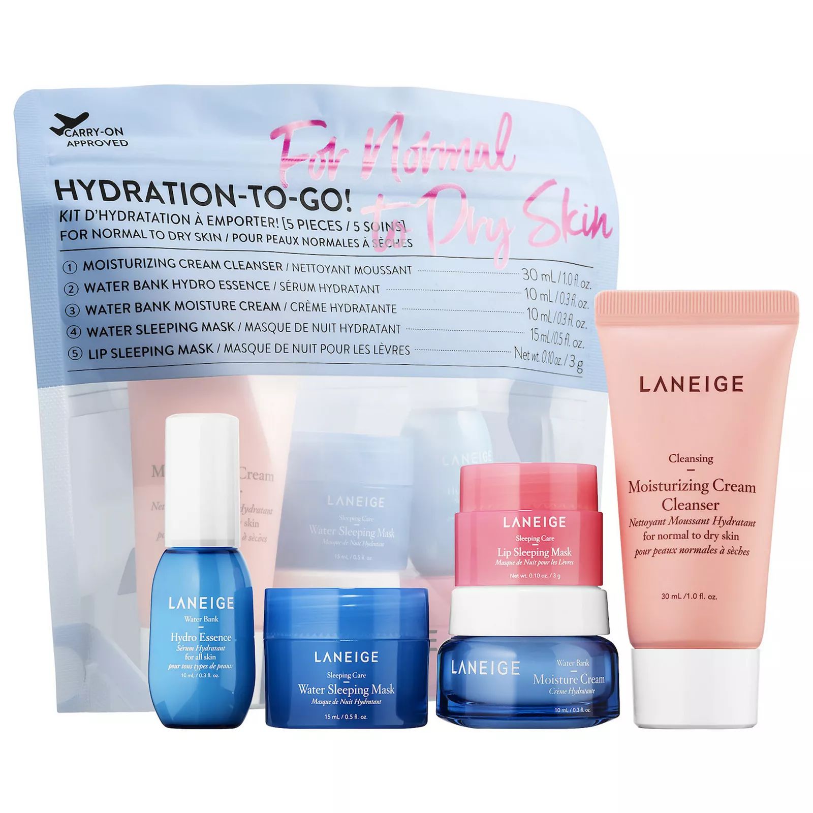 Hydration-To-Go! Normal to Dry Skin, Size: 5 CT, Multicolor | Kohl's
