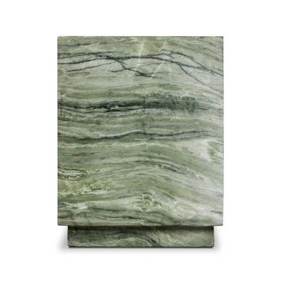 Stova Cube Concrete Side Table With Marble Finish | Wayfair North America