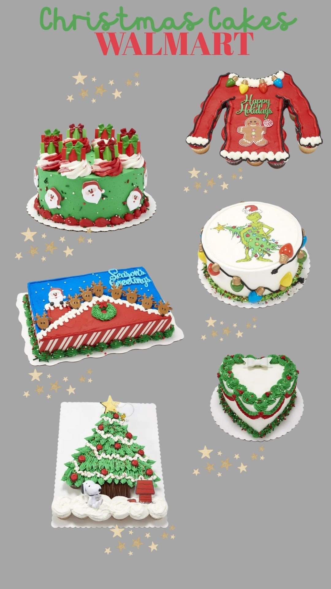 Walmart Christmas cakes are the cutest 🎂🎄✨🎁

#LTKKids #LTKGiftGuide #LTKHoliday