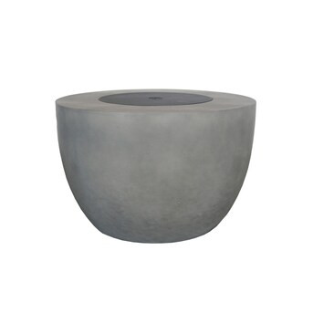 allen + roth 36-in W 50000-BTU Concrete Look Portable Composite Propane Gas Fire Pit Table Lowes.... | Lowe's