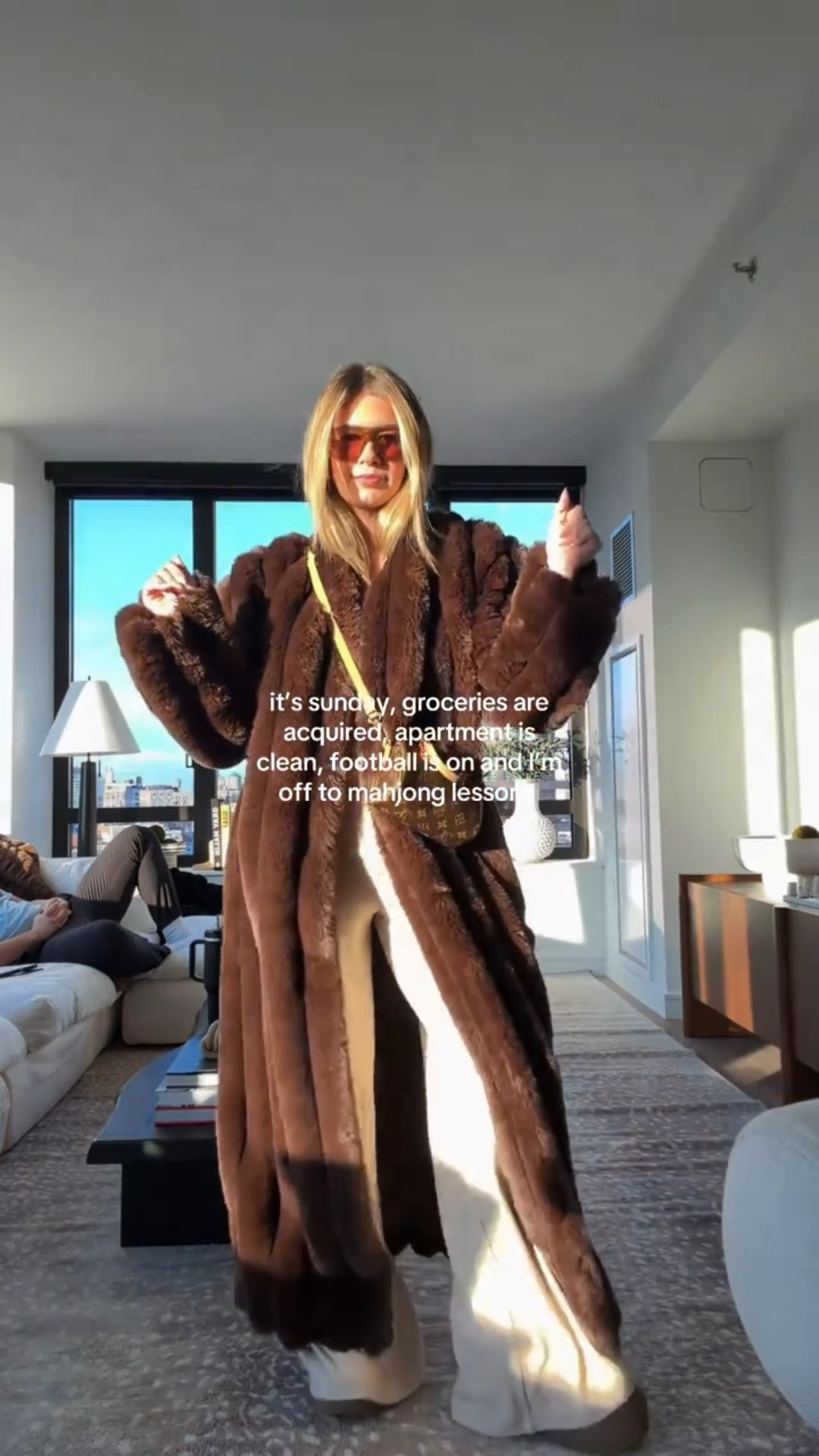 sunday morning cozy ootd!