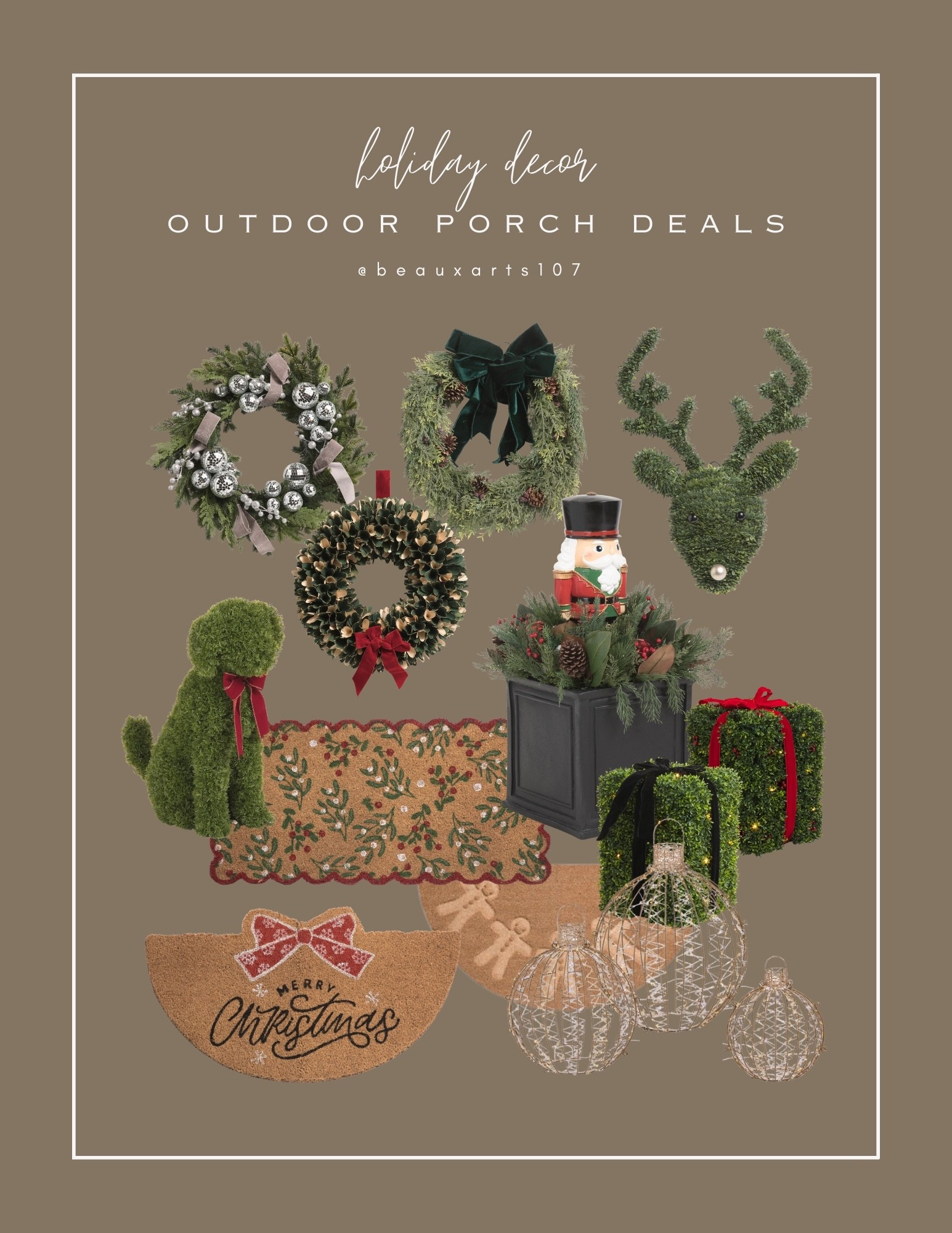 Save on these festive holiday decor deals for your outdoor porch spaces! 

#LTKSeasonal #LTKStyleTip #LTKSaleAlert
