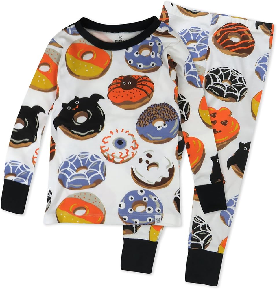 HonestBaby 2-Piece Pajamas Sleepwear PJs 100% Organic Cotton for Infant Baby and Toddler Boys & G... | Amazon (US)