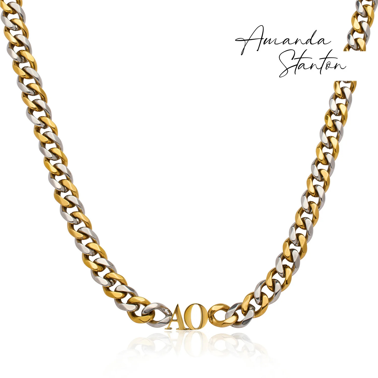 Initial Choker (Gold/Silver) | Abbott Lyon