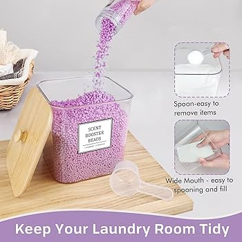 3+1 Pack Laundry Pods Container,Clear Laundry Room Organization Containers,Large Laundry Detergen... | Amazon (US)